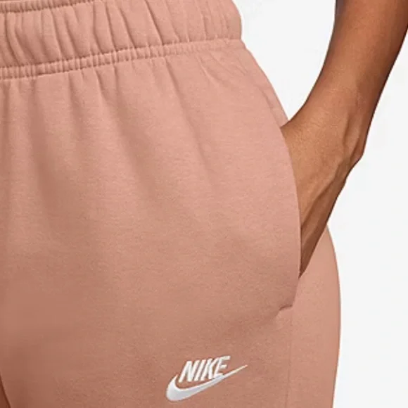 Nike Women’s Fleece Joggers Size XL (16-18) Rose and White Sweatpants - Picture 3 of 9